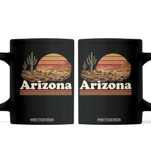 Arizona Desert Sunset Saguaro Cactus Mountains Nature Lover Coffee Mug