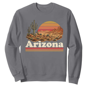 Arizona Desert Sunset Saguaro Cactus Mountains Nature Lover Sweatshirt
