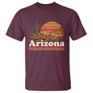 Arizona Desert Sunset Saguaro Cactus Mountains Nature Lover T Shirt