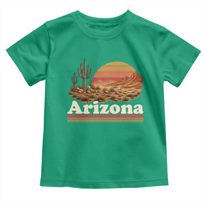 Arizona Desert Sunset Saguaro Cactus Mountains Nature Lover Toddler T Shirt