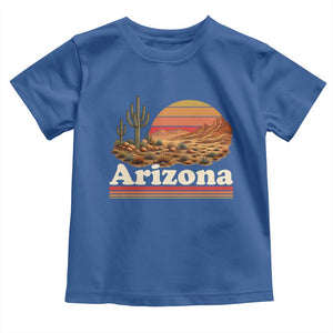 Arizona Desert Sunset Saguaro Cactus Mountains Nature Lover Toddler T Shirt