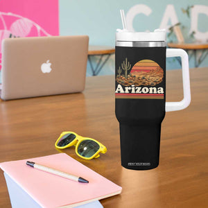 Arizona Desert Sunset Saguaro Cactus Mountains Nature Lover Tumbler With Handle