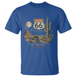 Highway 66 Get Your Kicks Centennial Road Trip T Shirt Vintage 1976 American Cruiser Motorcycle Lover 100th Anniversary Gift
