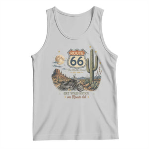 Highway 66 Get Your Kicks Centennial Road Trip Tank Top Vintage 1976 American Cruiser Motorcycle Lover 100th Anniversary Gift