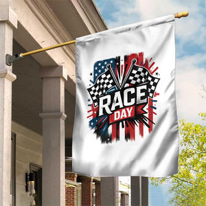 Checkered Flag Racing Garden Flag Race Day Team Lover TS14 Print Your Wear