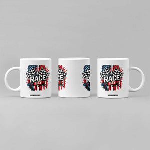 Checkered Flag Racing Coffee Mug Race Day Team Lover TS14 Print Your Wear