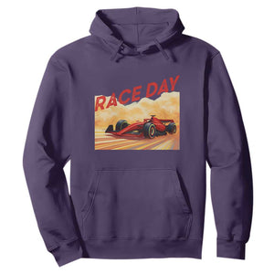 Vintage Racing Formula Car Hoodie TS14 Purple Print Your Wear