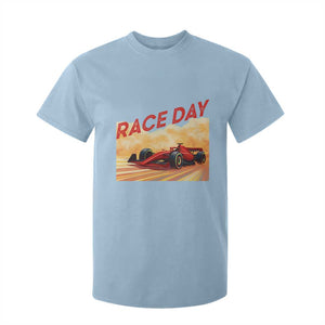 Vintage Racing Formula Car T Shirt For Kid TS14 Light Blue Print Your Wear