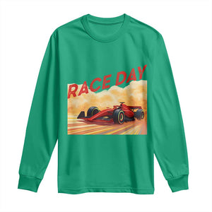 Vintage Racing Formula Car Long Sleeve Shirt TS14 Irish Green Print Your Wear