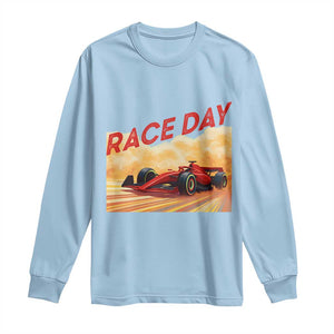 Vintage Racing Formula Car Long Sleeve Shirt TS14 Light Blue Print Your Wear
