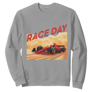 Vintage Racing Formula Car Sweatshirt TS14 Sport Gray Print Your Wear