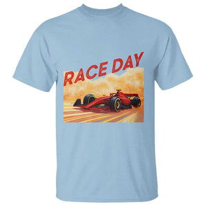 Vintage Racing Formula Car T Shirt TS14 Light Blue Print Your Wear