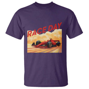 Vintage Racing Formula Car T Shirt TS14 Purple Print Your Wear