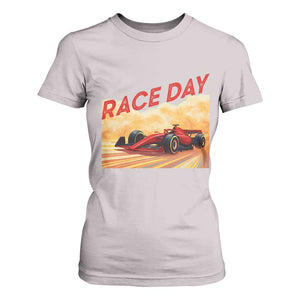 Vintage Racing Formula Car T Shirt For Women TS14 Ice Gray Print Your Wear