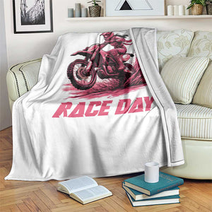 Dirt Bike Girl Throw Blanket Motocross Racing Women TS14 Print Your Wear