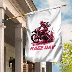 Dirt Bike Girl Garden Flag Motocross Racing Women TS14 Print Your Wear