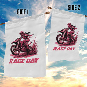 Dirt Bike Girl Garden Flag Motocross Racing Women TS14 Print Your Wear