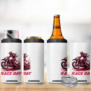 Dirt Bike Girl 4 in 1 Can Cooler Tumbler Motocross Racing Women TS14 Print Your Wear