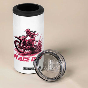 Dirt Bike Girl 4 in 1 Can Cooler Tumbler Motocross Racing Women TS14 Print Your Wear