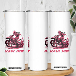 Dirt Bike Girl Skinny Tumbler Motocross Racing Women TS14 Print Your Wear
