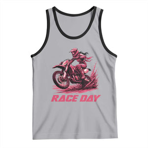 Dirt Bike Girl Tank Top Motocross Racing Women TS14 Athletic Heather Black Print Your Wear