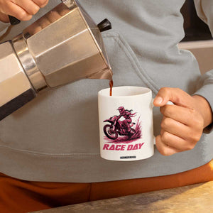 Dirt Bike Girl Coffee Mug Motocross Racing Women TS14 Print Your Wear