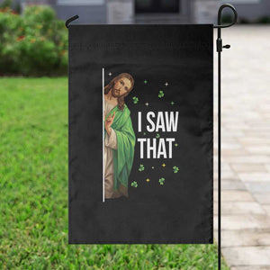 Christian Jesus St Patricks Day Meme Garden Flag I Saw That TS14 Print Your Wear