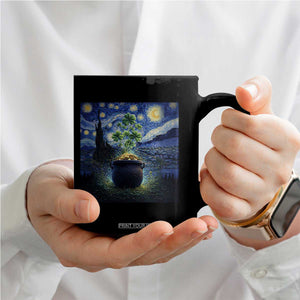 St Patricks Day Starry Night Shamrock Van Gogh Art Coffee Mug TS14 Print Your Wear