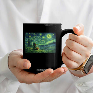 St Patricks Day Starry Night Leprechaun Shamrock Van Gogh Coffee Mug TS14 Print Your Wear
