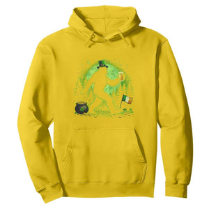 Funny Bigfoot St Patricks Day Hoodie Sasquatch Drinking Green Beer Lover TS14 Daisy Print Your Wear