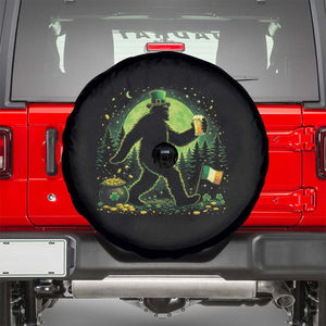 Funny Bigfoot St Patricks Day Spare Tire Cover Sasquatch Drinking Green Beer Lover TS14 Black Print Your Wear