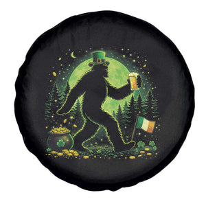 Funny Bigfoot St Patricks Day Spare Tire Cover Sasquatch Drinking Green Beer Lover TS14 Print Your Wear