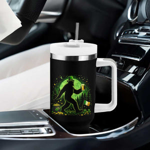 Funny Bigfoot St Patricks Day Tumbler With Handle Sasquatch Drinking Green Beer Lover TS14 Print Your Wear