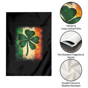 Retro Ireland Shamrock Irish Flag St Patricks Day Garden Flag TS14 Print Your Wear
