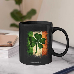 Retro Ireland Shamrock Irish Flag St Patricks Day Coffee Mug TS14 Print Your Wear