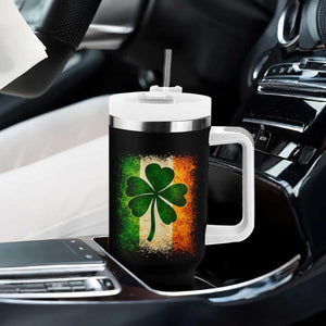 Retro Ireland Shamrock Irish Flag St Patricks Day Tumbler With Handle TS14 Print Your Wear