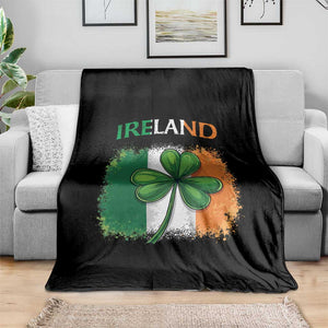 Vintage Ireland Shamrock Irish Flag St Patricks Day Throw Blanket TS14 Print Your Wear