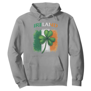 Vintage Ireland Shamrock Irish Flag St Patricks Day Hoodie TS14 Sport Gray Print Your Wear