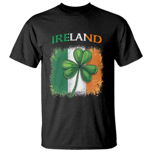 Vintage Ireland Shamrock Irish Flag St Patricks Day T Shirt TS14 Black Print Your Wear