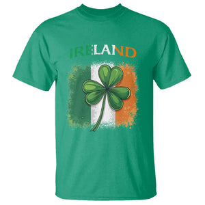 Vintage Ireland Shamrock Irish Flag St Patricks Day T Shirt TS14 Irish Green Print Your Wear