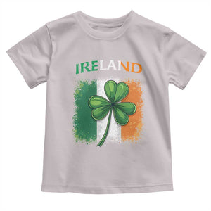 Vintage Ireland Shamrock Irish Flag St Patricks Day Toddler T Shirt TS14 Ice Gray Print Your Wear