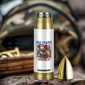 250 Years American Anniversary Bullet Tumbler Patriotic Book Reader 4th of July TS14 Print Your Wear