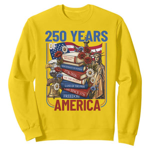 250 Years American Anniversary Sweatshirt Patriotic Book Reader 4th of July TS14 Daisy Print Your Wear
