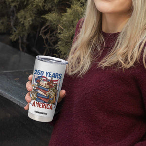 250 Years American Anniversary Tumbler Cup Patriotic Book Reader 4th of July TS14 Print Your Wear