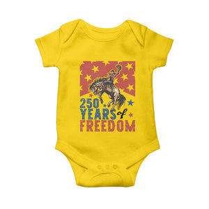 American Rodeo 250th Anniversary Baby Onesie Western Cowboy Patriotic Fourth of July TS14 Daisy Print Your Wear