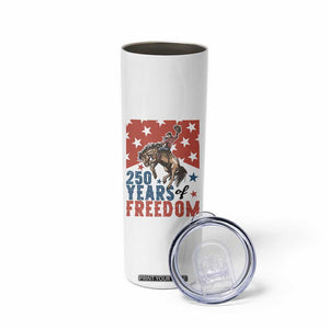American Rodeo 250th Anniversary Skinny Tumbler Western Cowboy Patriotic Fourth of July TS14 Print Your Wear