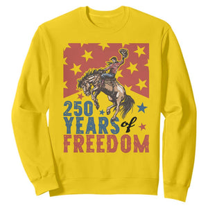 American Rodeo 250th Anniversary Sweatshirt Western Cowboy Patriotic Fourth of July TS14 Daisy Print Your Wear
