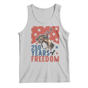 American Rodeo 250th Anniversary Tank Top Western Cowboy Patriotic Fourth of July TS14 Ash Print Your Wear