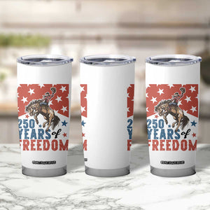 American Rodeo 250th Anniversary Tumbler Cup Western Cowboy Patriotic Fourth of July TS14 Print Your Wear