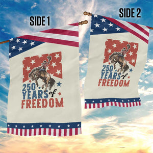American Rodeo 250th Anniversary Patriotic Garden Flag Western Cowboy Patriotic Fourth of July TS14 Print Your Wear